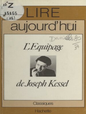 cover image of L'équipage, de Joseph Kessel